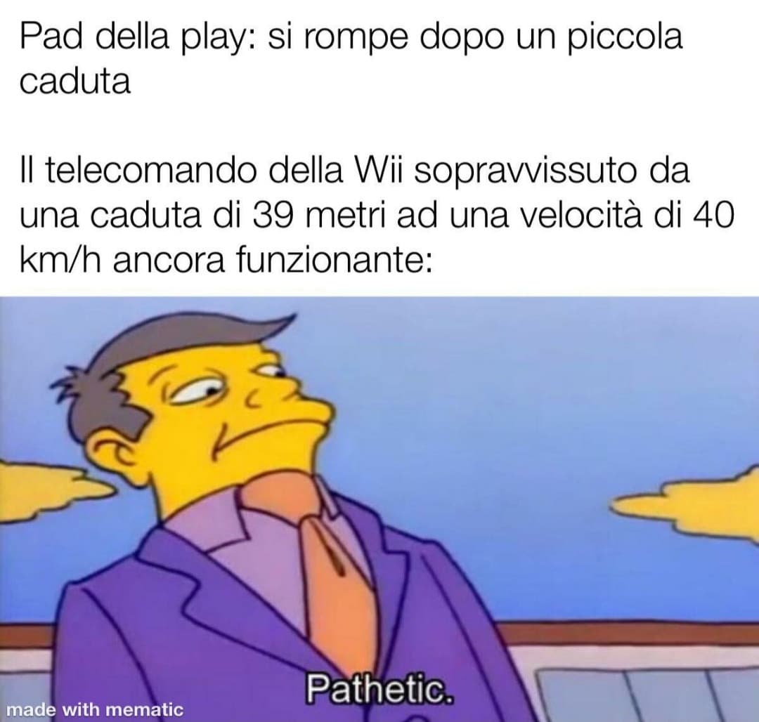 Una volta mi era partito ed era finito dall' altra parte della stanza contro il muro,piuttosto violentemente,poi.