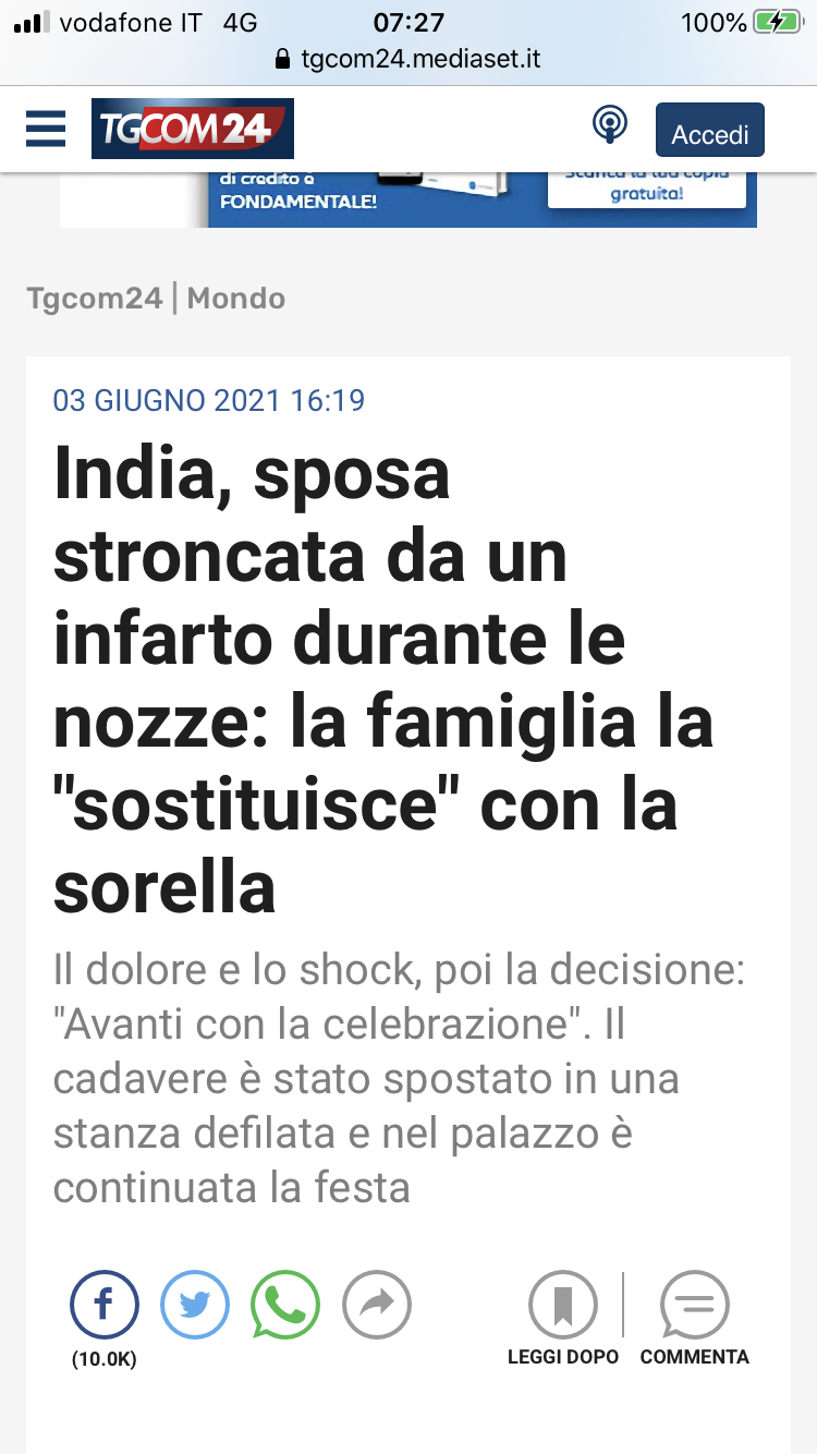 Non so perché ma mi fa troppo ridere la situazione 