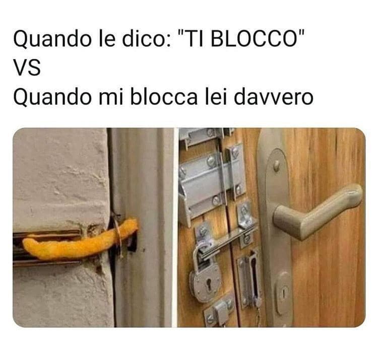 Quando ti blocca