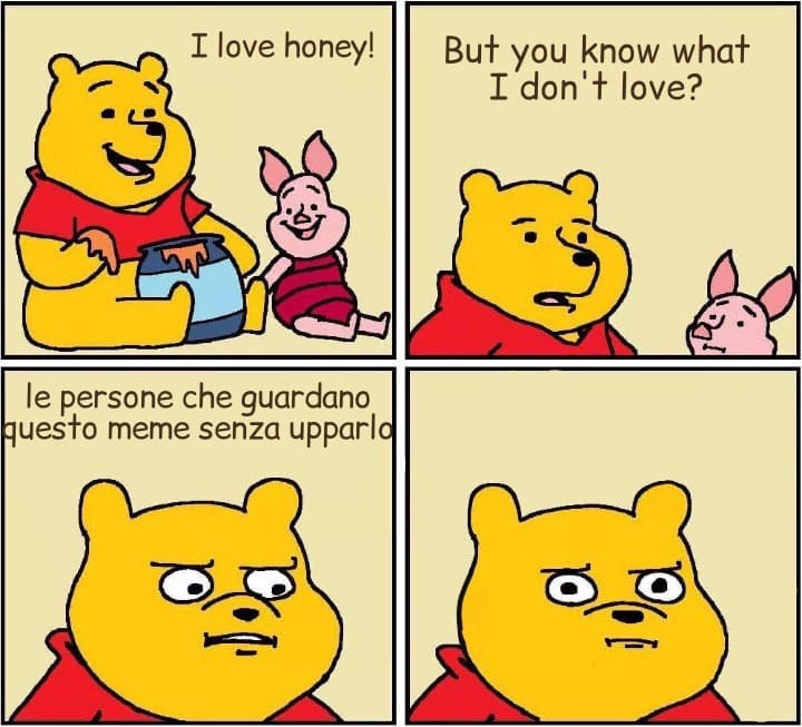 Non fate arrabbiare Winnie the poop 