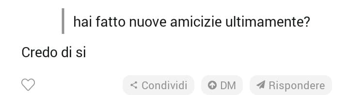 ieri a ricreazione ho fatto amicizia con la ragazza che mi piace 