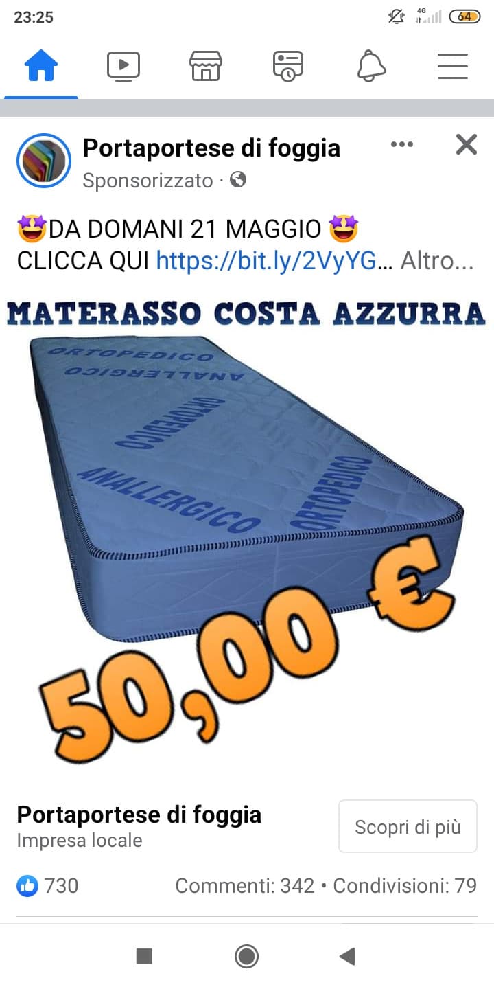 Perché mi esce questa cosa sponsorizzata 