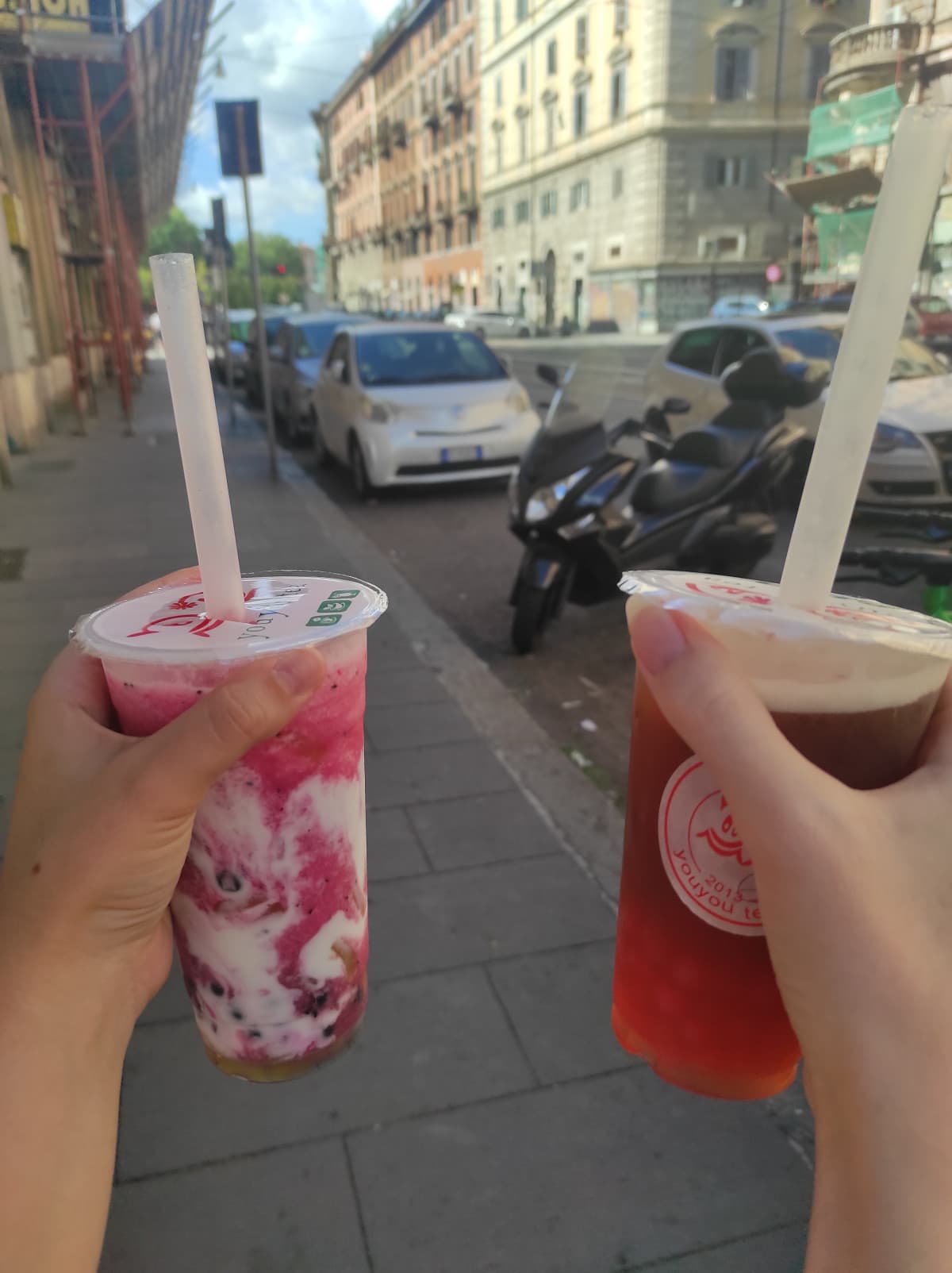 Bubble tea con la mia schiavetta ?