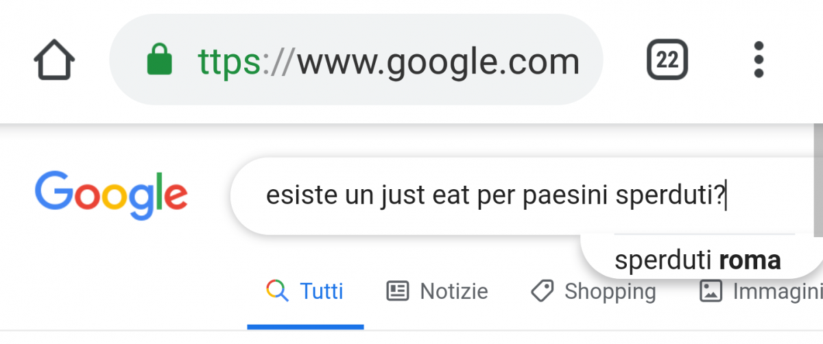 La mia situazione attuale: