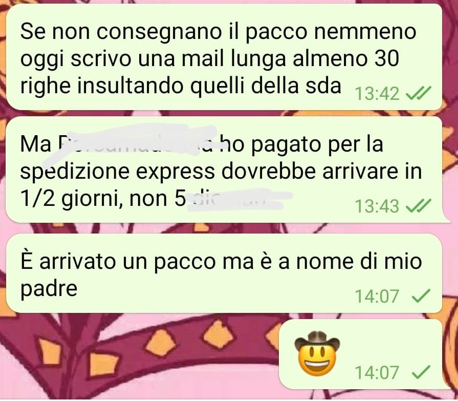 Se sentite qualche bestemmia da lontano sono io