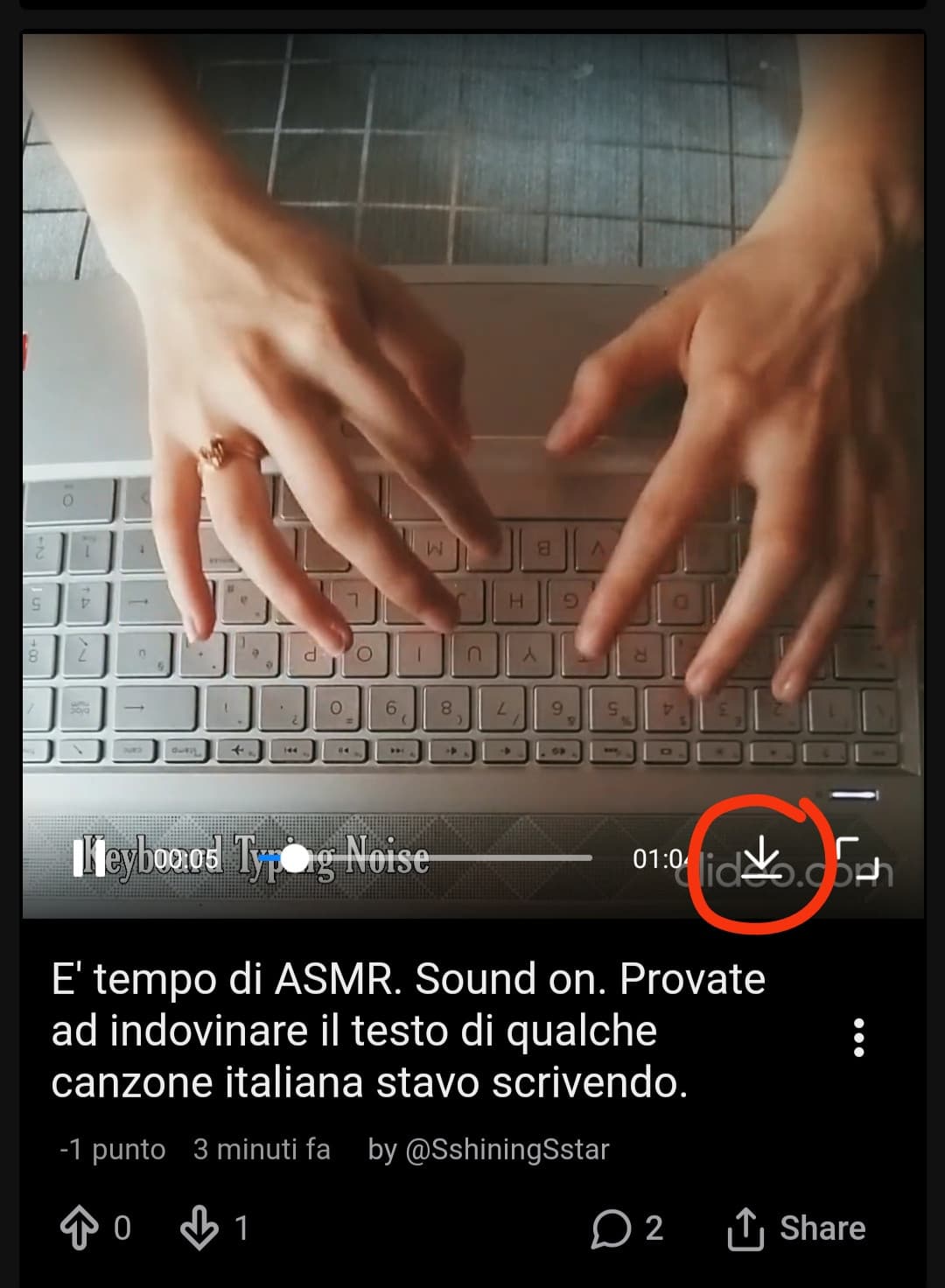 cos è da adesso si possono salvare gli shout???