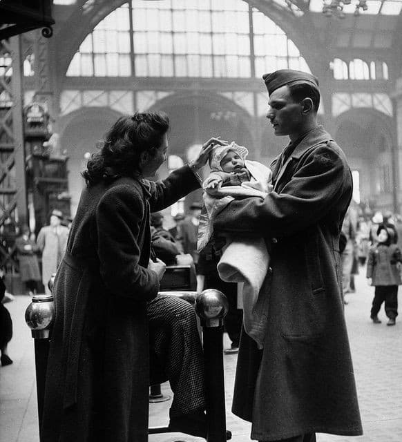 Marzo, 1943, Pennsylvania Station. 