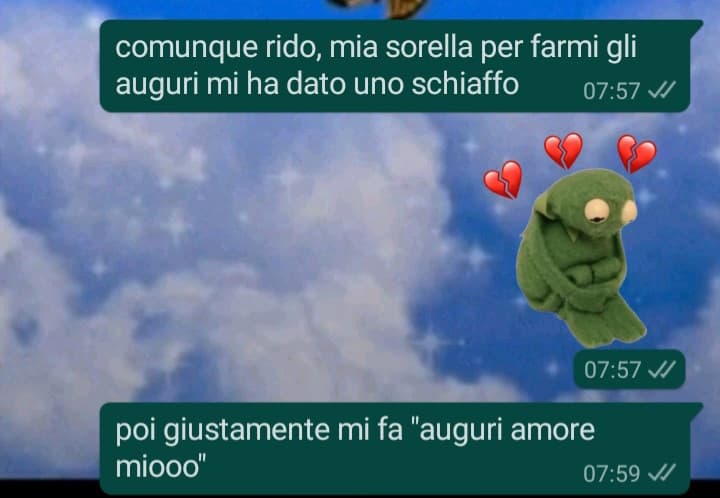 che poi detto sinceramente, mi sento la stessa cogliona di ieri, dell'anno scorso e dell'anno ancora prima :D 