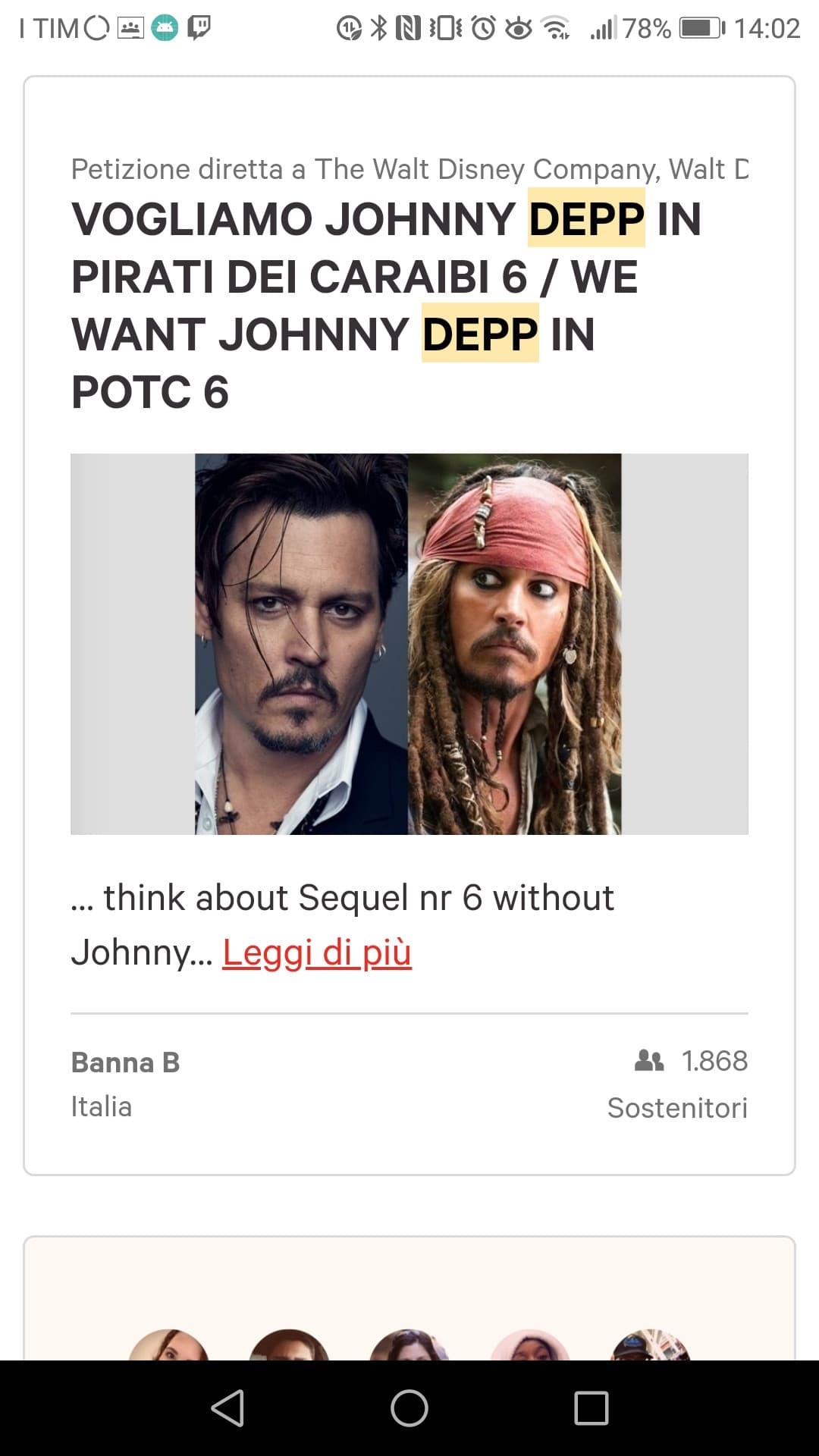 Raga? Non siete obbligati. Però chi è che non vuole capitan Jack Sparrow? 