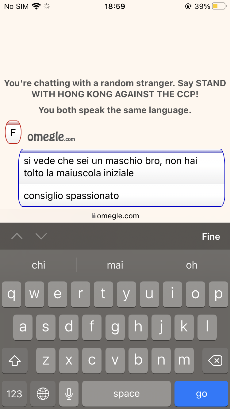 non fidatevi delle maiuscole.