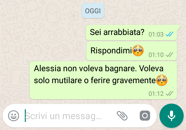 Stavo cercando di farmi perdonare da mia madre?