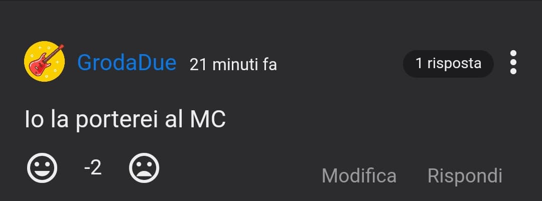 Maaa esattamente il motivo dei dislike?