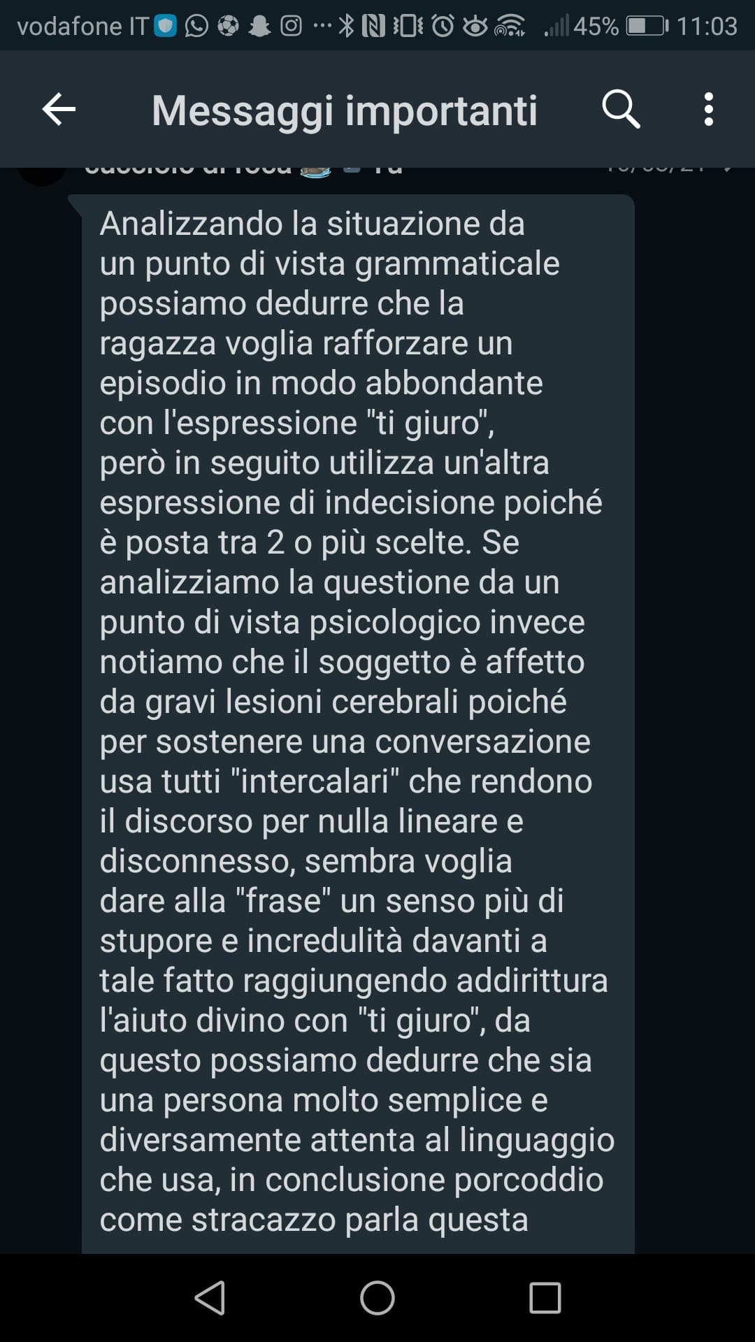 aaallo, intanto buongiorno gente