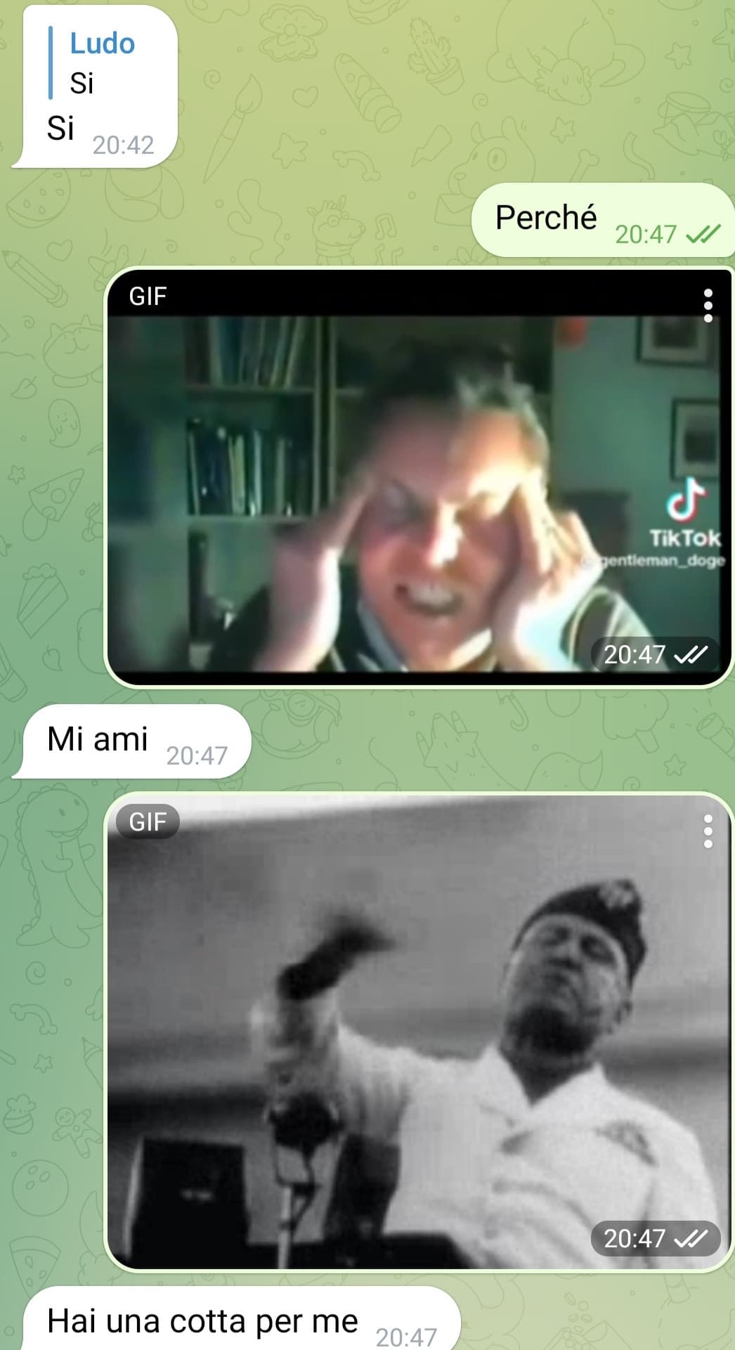 Le mie gif rispecchiano il lato da bimbominkia ?