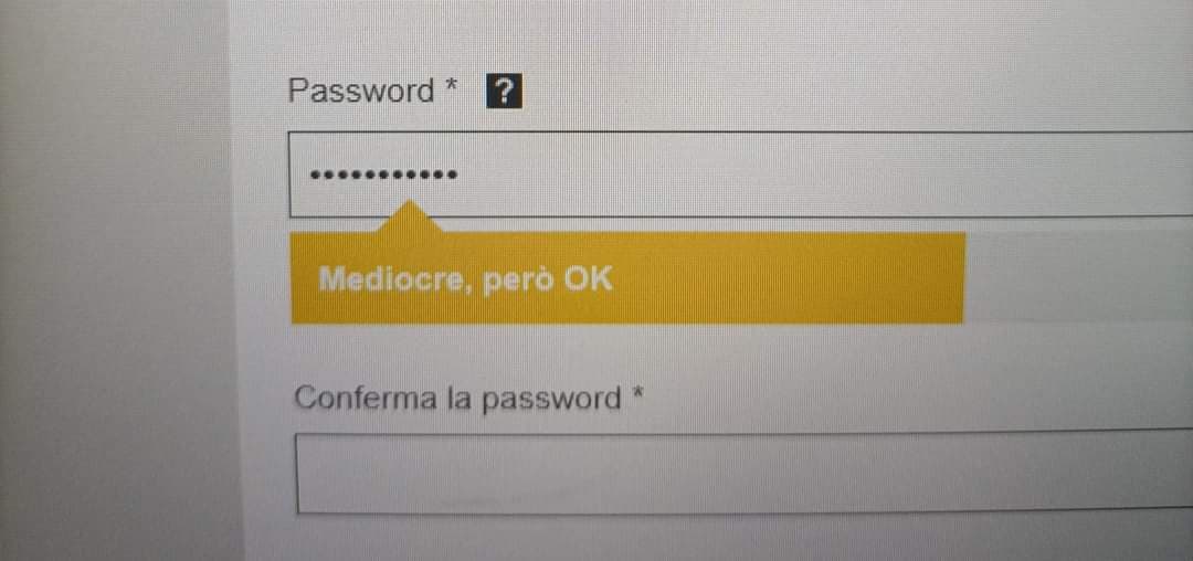 Se la mia vita fosse una password 