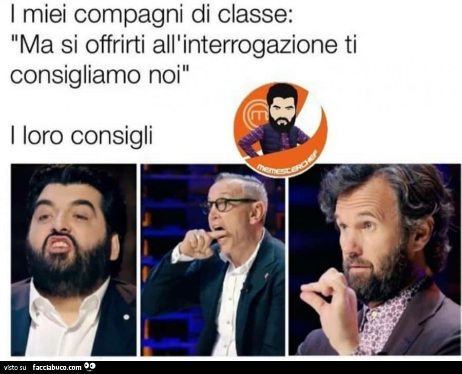 Boh I miei compagni non mi suggeriscono mai...semmai sono loro che chiedono suggerimenti a me, anche se non glieli do hihi 
¯\_(ツ)_/¯