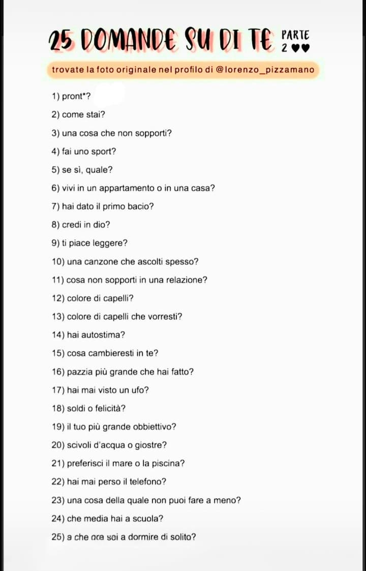 Lo faccio anche io perché sì 