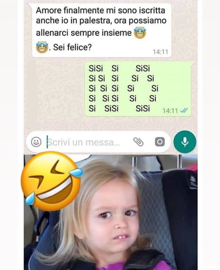 Secondo voi è felice?