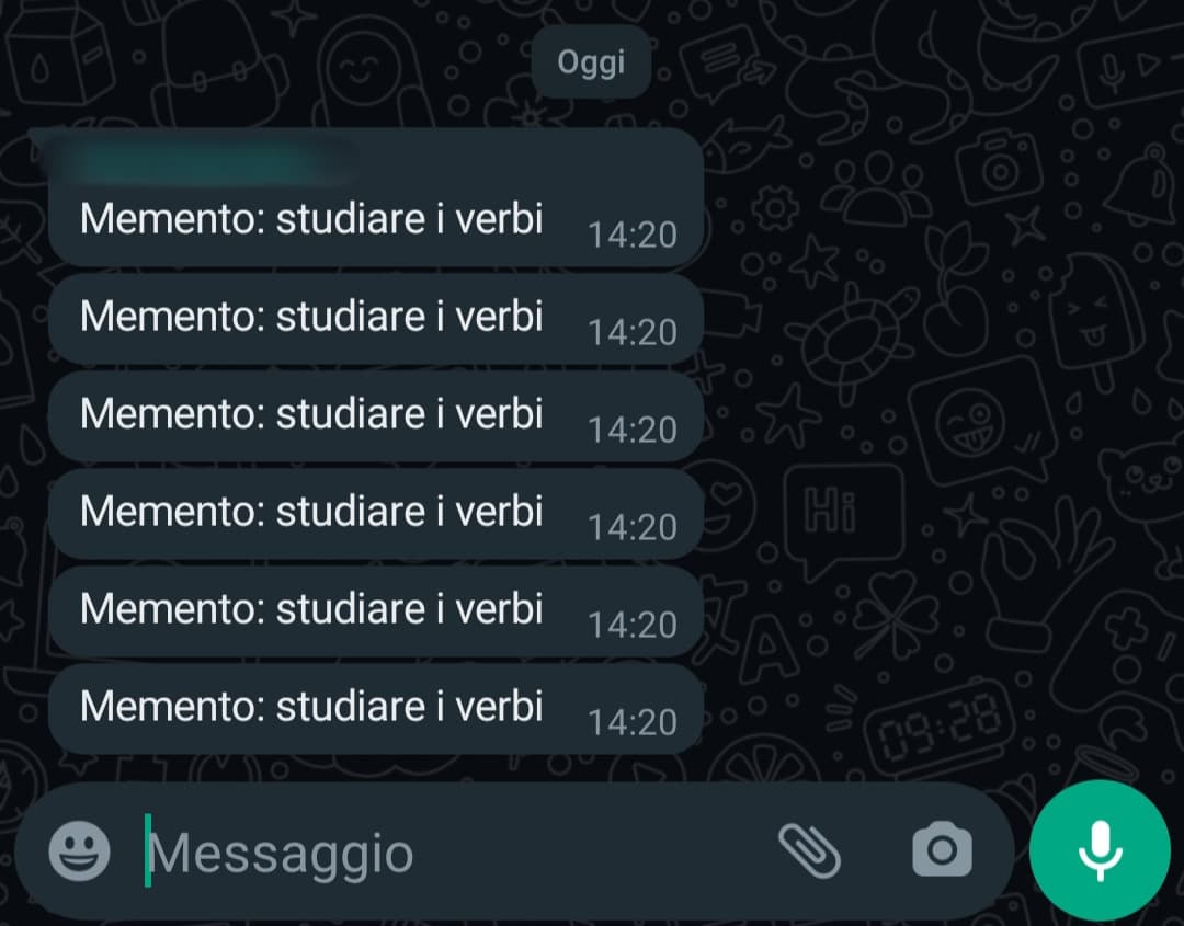 vuol dire che domani interroga 