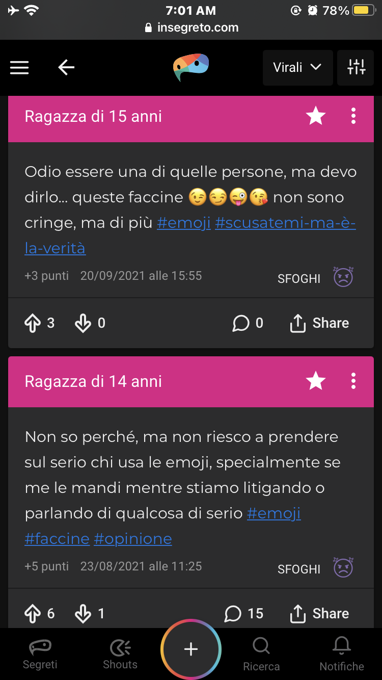 non siete fighi perchè prendete in giro le emoji ???#emoji