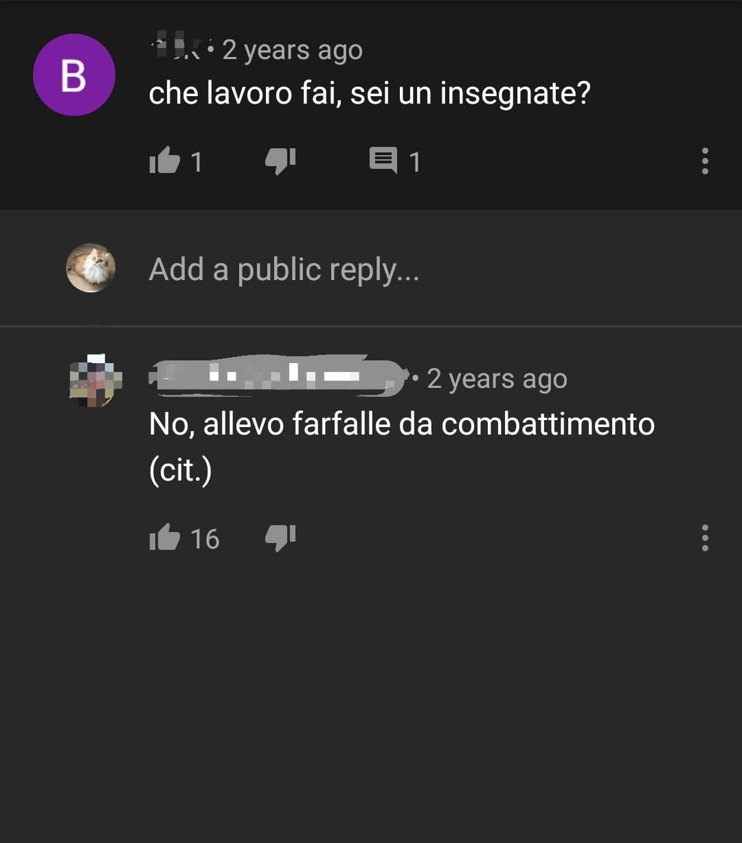 Il mio professore di storia ha un canale yt dove spiega filosofia, stavo guardando i commenti di un video e ho trovato questo HAHAHAHAH