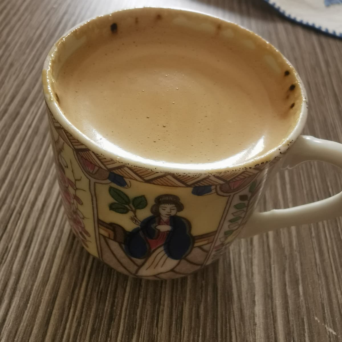 ho provato a fare la cremina del caffè. ci starebbe bene una siga