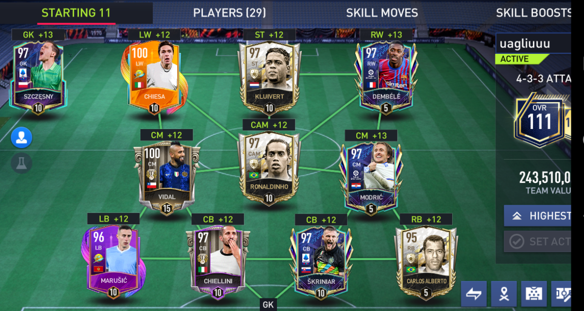 Il mio team,pareri?