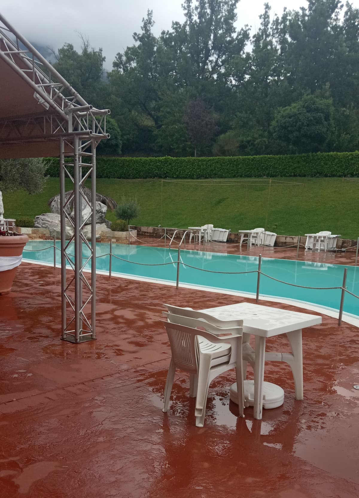 Piscina brutta, tempo brutto, freddo, noia, desolazione, come ca?️?️o ci sono finito qui?