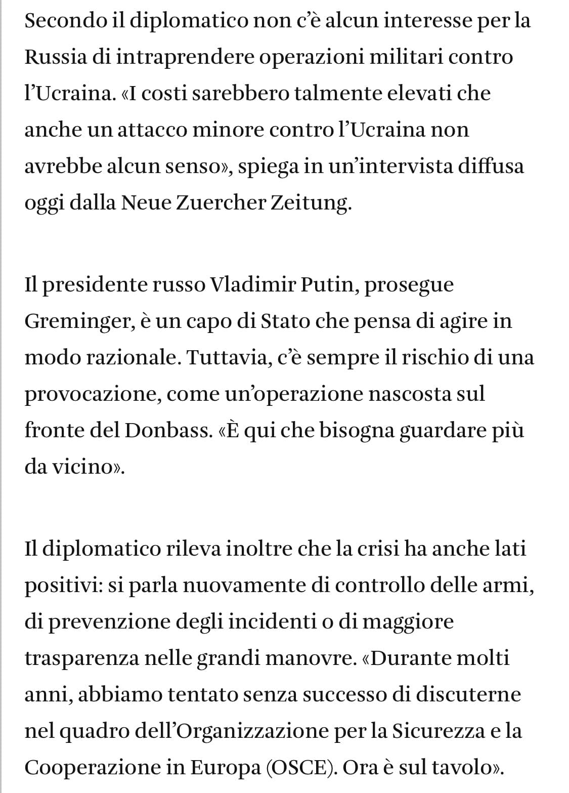 «E se dopo aver gridato al lupo al lupo il lupo non arriva?»