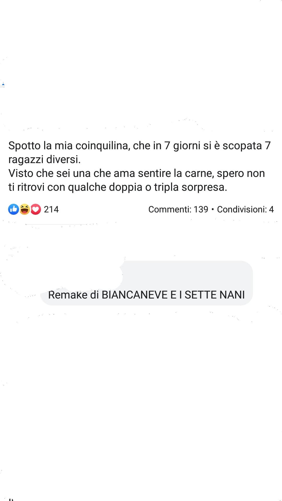 Commenti memorabili