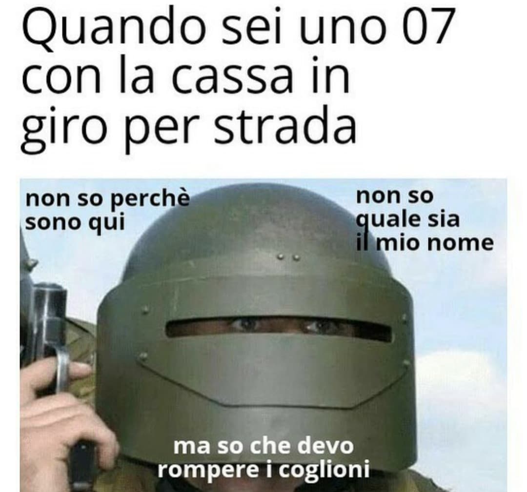 Se è un repost sorry