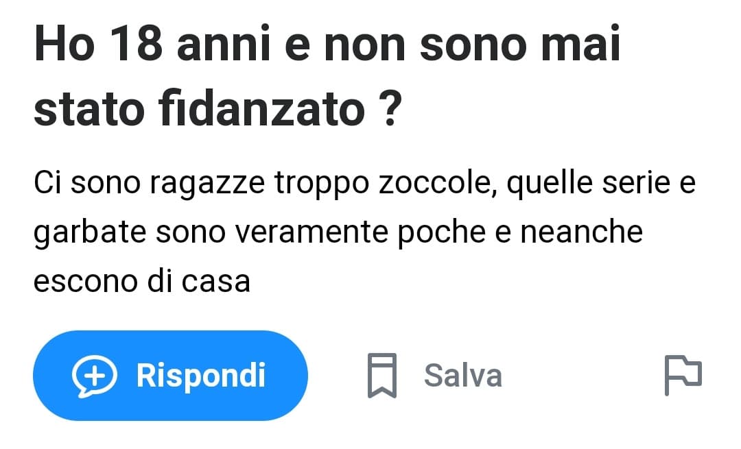 Qualcuno trovi una ragazza a questo coglione 