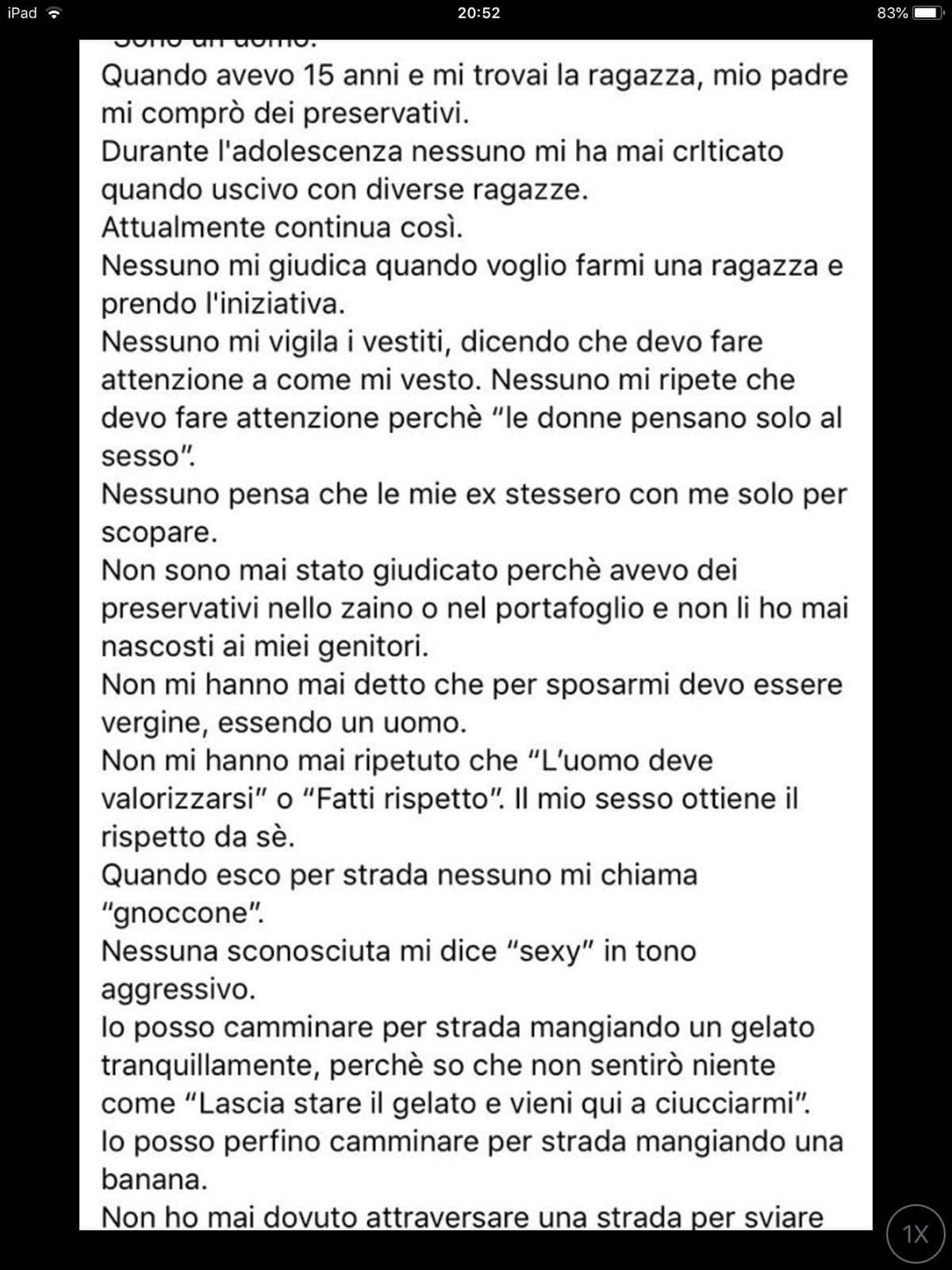 Mancano dei pezzi purtroppo ma " merita leggerlo " davvero