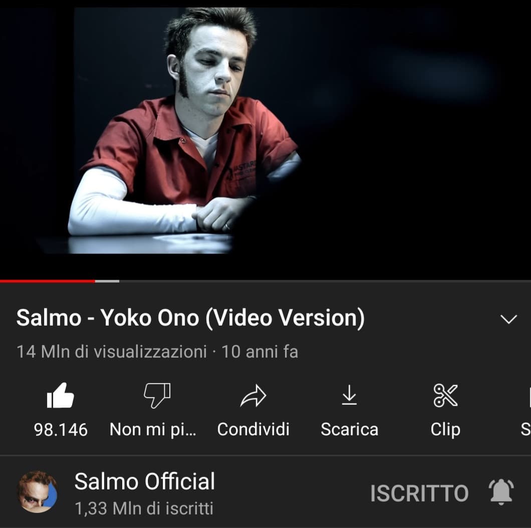 il vecchio Salmo era la vita. Quanto spaccava. Canzone controversa ma la adoro 