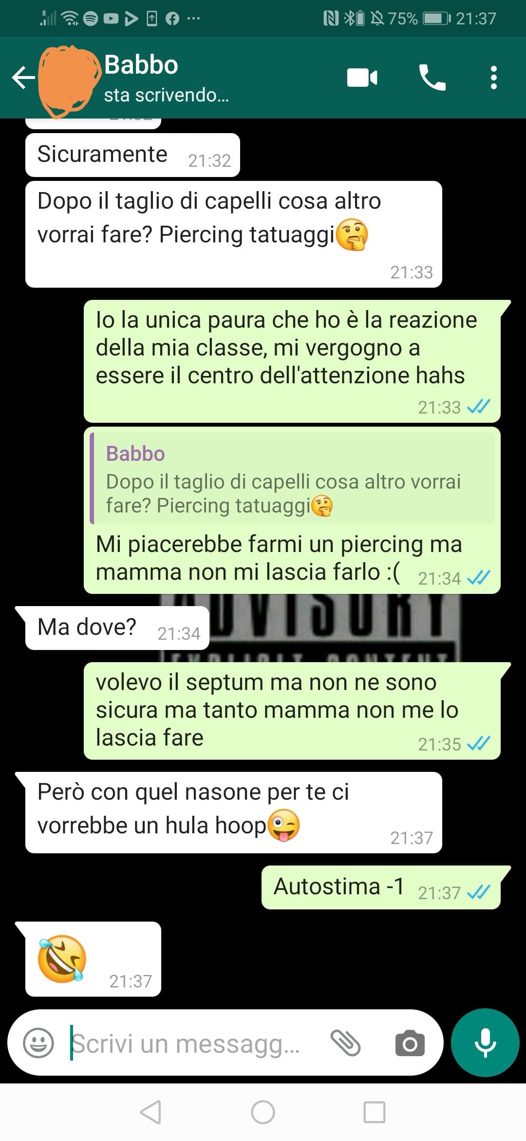 Mio padre mi bullizza haha