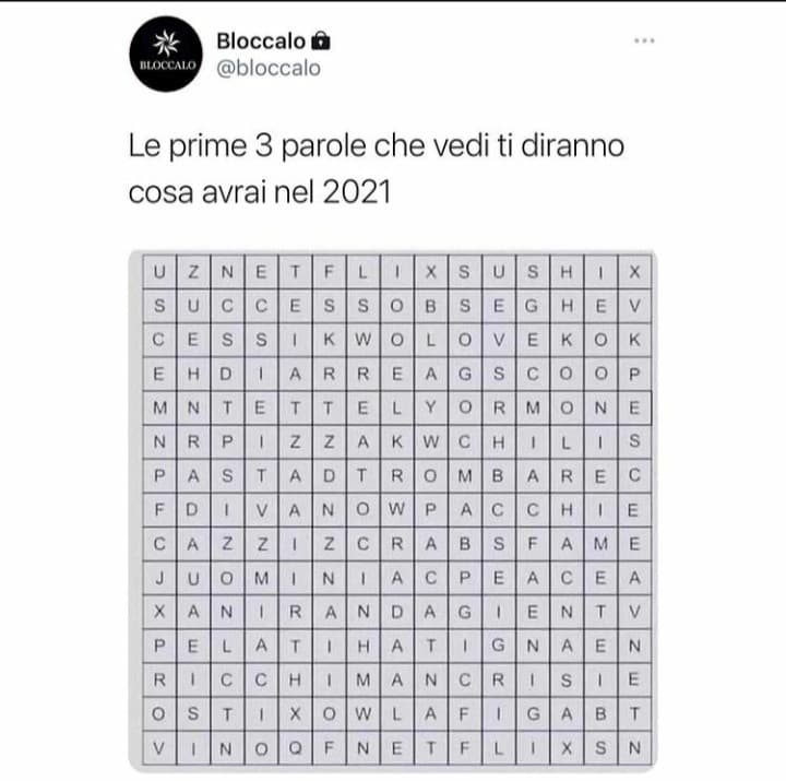 Voi che avete trovato?