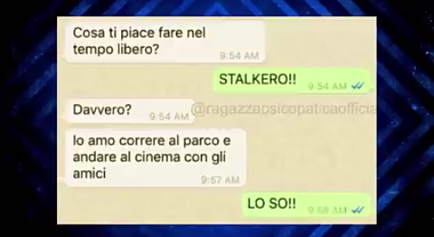 Che bello stalkerare!!