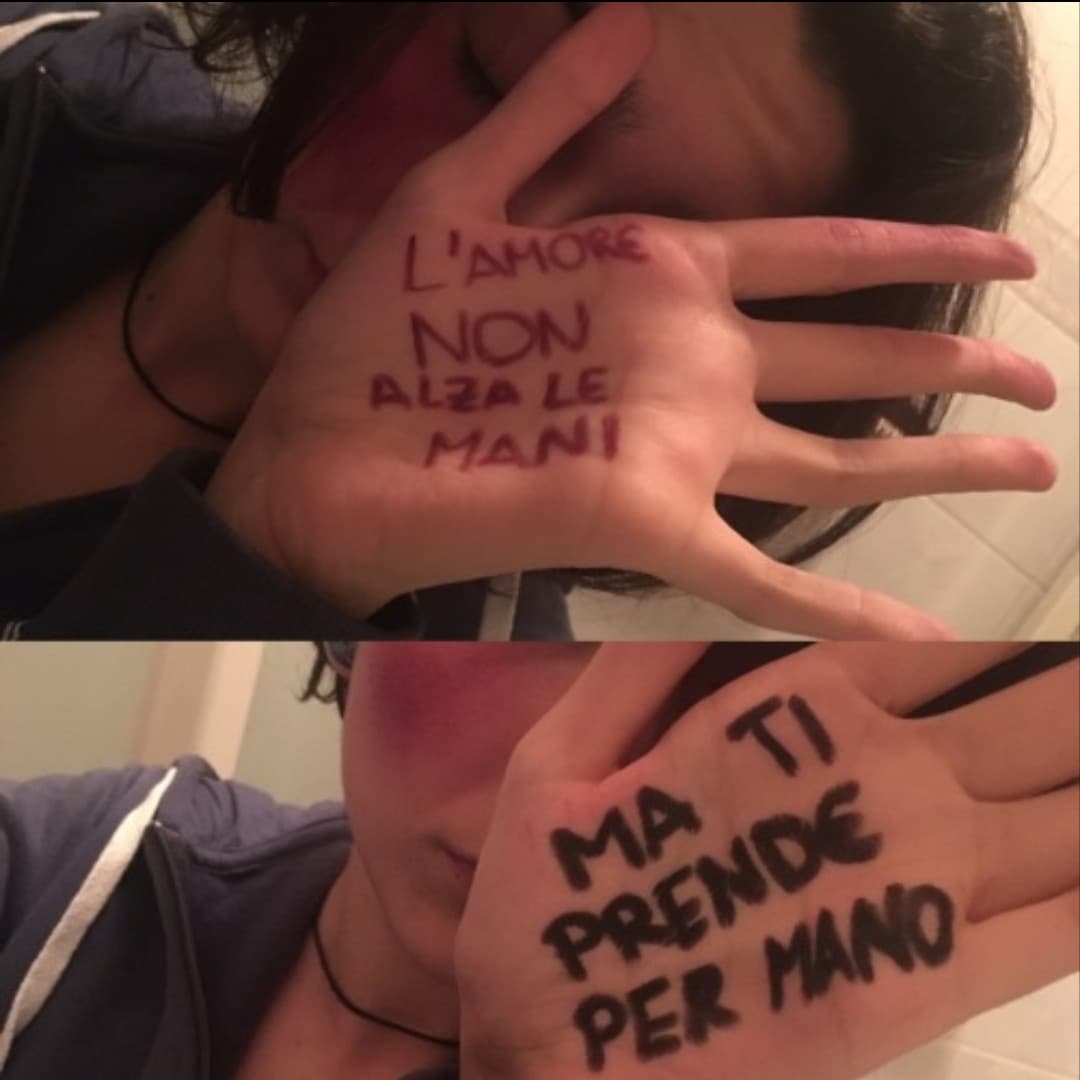 L'amore non alza le mani, ma ti prende per mano.