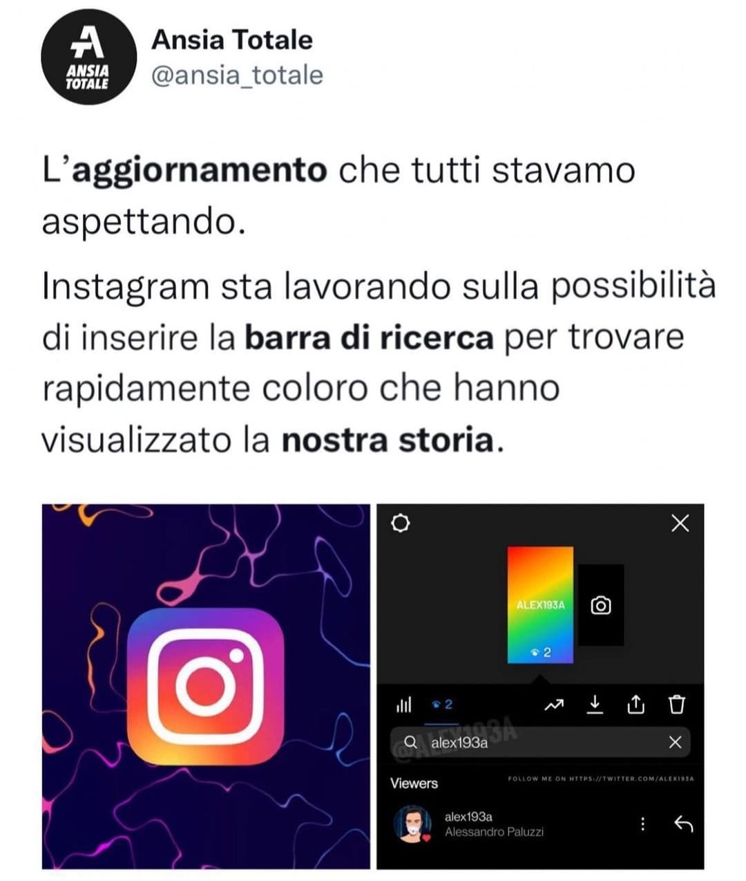 Io che metto storie una volta ogni morte di papa e me le vedono tre persone in croce: ?