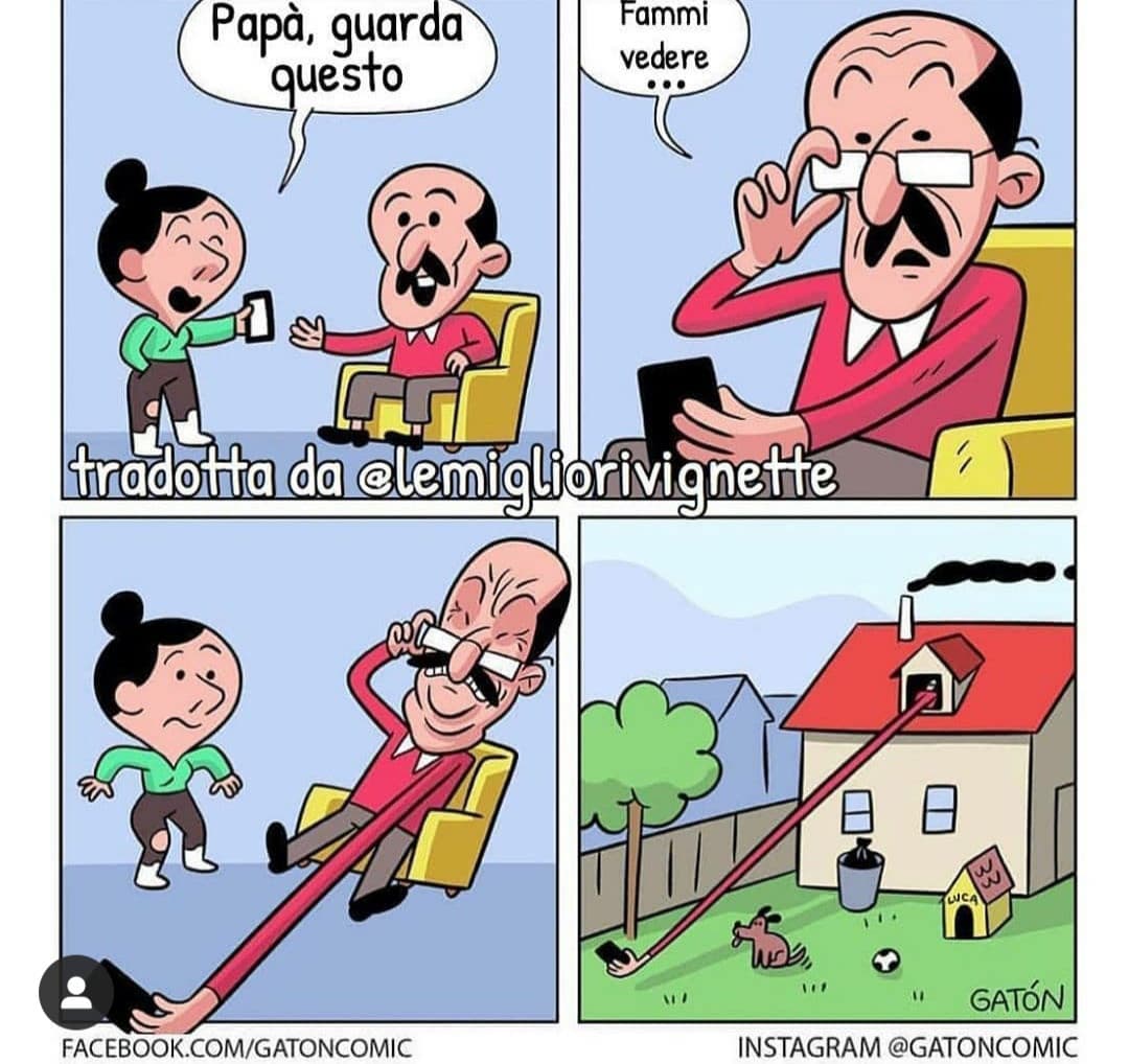 L'ho fatto vedere a mio padre e anche lui ha fatto così ahahah