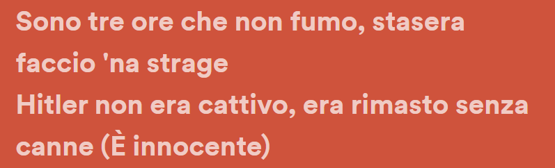 quando sei felice ti godi la musica...........quando sei triste comprendi il testo..........