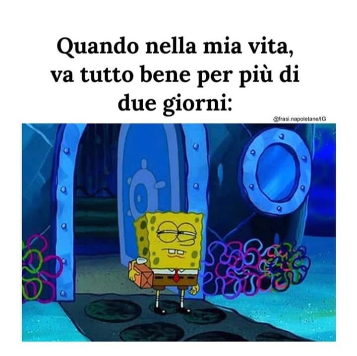 Quando non sei abituato 