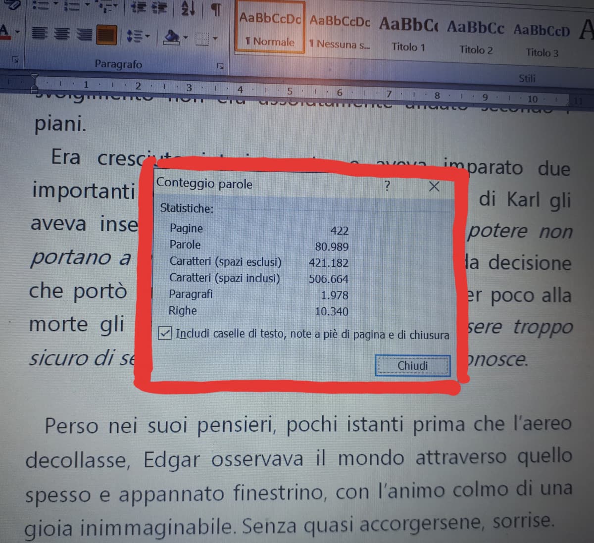 Emozione unica, otto mesi di lavoro ???