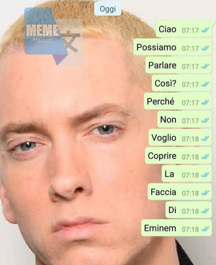 Una volta ho fatto la stessa cosaaa?