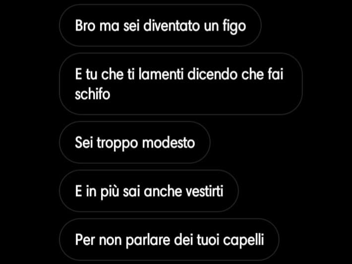 Momento paranoico-esistenziale: era lei a mancarmi o era il mio ego che cercava qualcuno che mi dicesse le cose che volevo sentire?