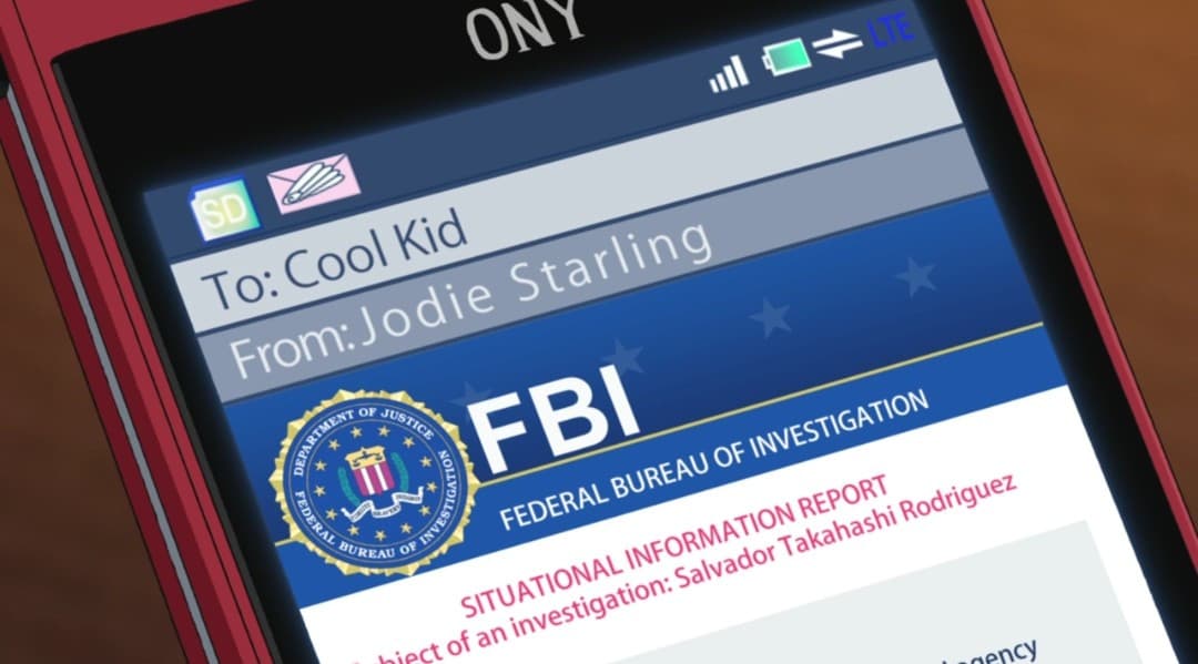 Solo Conan può ricevere delle e-mail direttamente dal FBI.