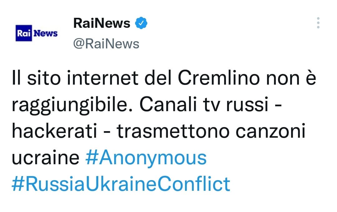 Vorrei vedere la faccia di Putin mentre ascolta le canzoni Ucraine 