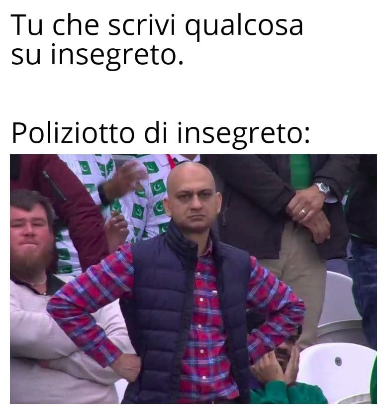 Ogni volta la stessa storia!