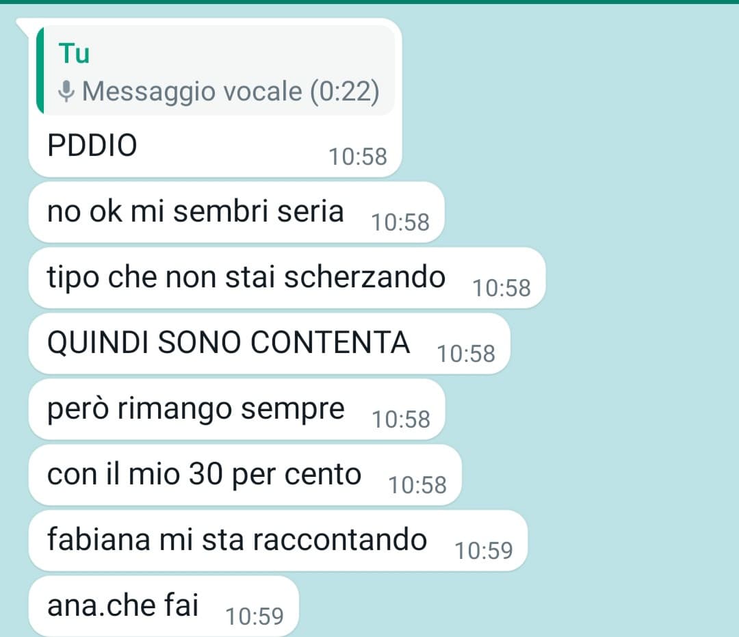 potrei aver convinto la mia amica di essermi fidanzata, quando è uno scherzo 