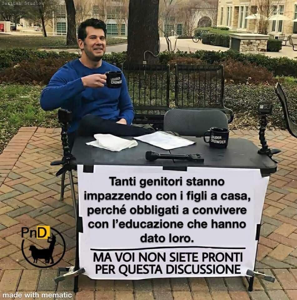 Che poi spesso sono gli stessi che parlano per gli altri ?